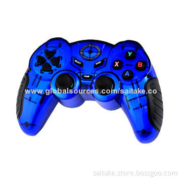 Joystick/Built-in Battery Bluetooth Gamepad for Android and iOS Systems, 4 LEDs Display